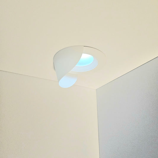Thin Angle - Recessed Lighting Half Shade Deflector